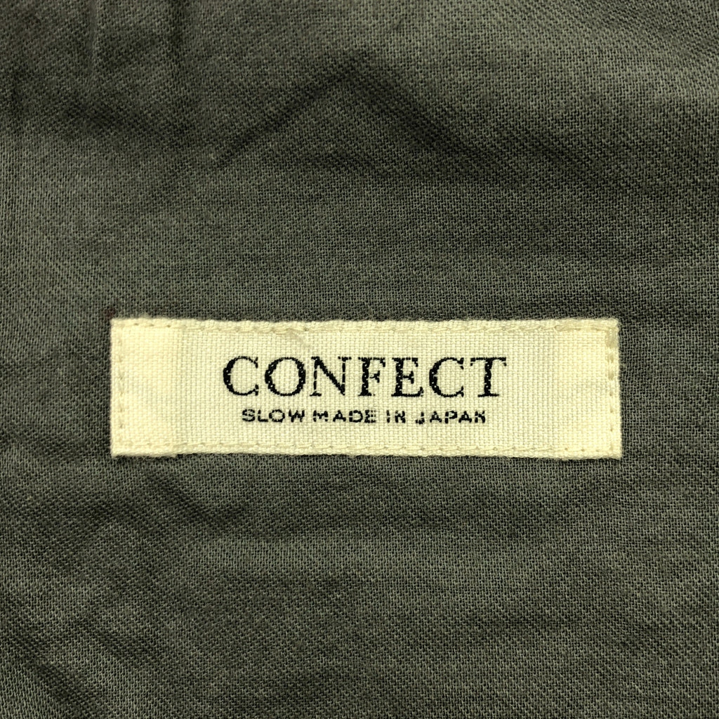CONFECT / コンフェクト | 2022SS | ウールコットンストライプ ワークパンツ | 4 | グレー | メンズ
