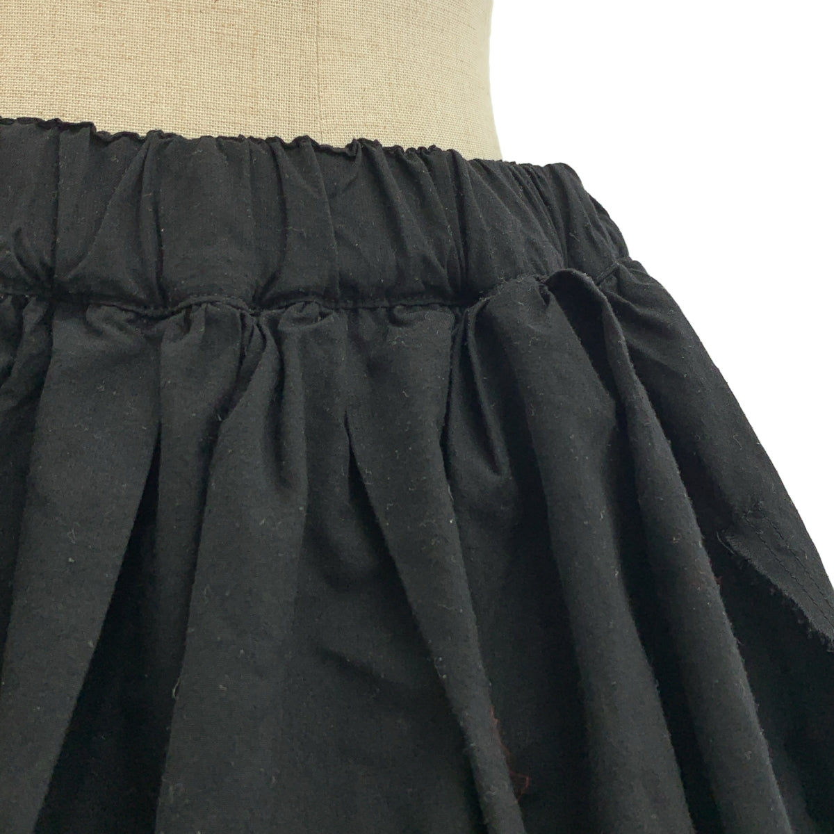 COMME des GARCONS / 콤데 갤슨 | 2020SS | 폴리 에스테르 제품 가공 입체 변형 인사이드 아웃 드로 스트링 볼륨 스커트 | S | 여성