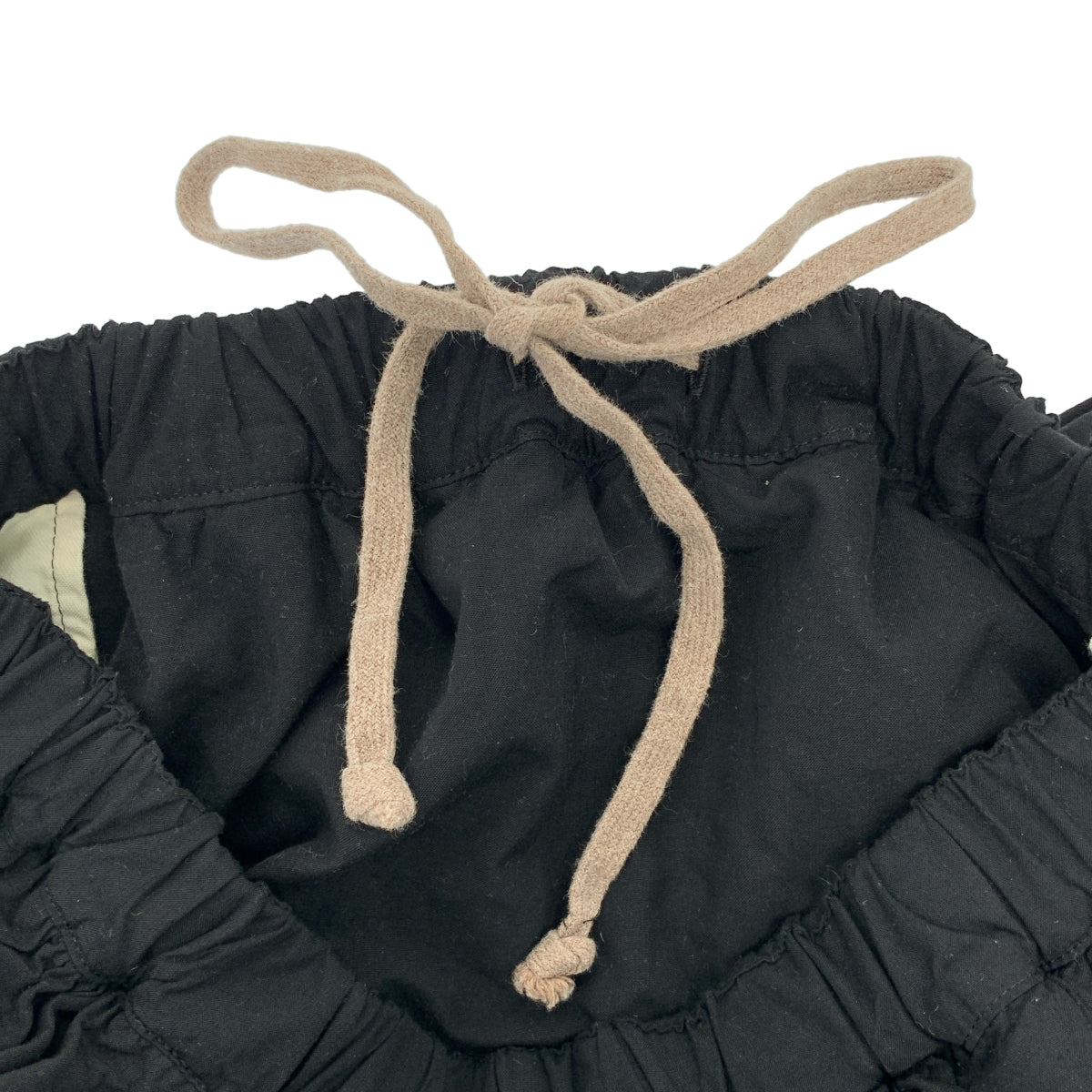 COMME des GARCONS / 콤데 갤슨 | 2020SS | 폴리 에스테르 제품 가공 입체 변형 인사이드 아웃 드로 스트링 볼륨 스커트 | S | 여성
