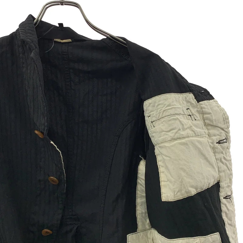 COMME des GARCONS COMME des GARCONS / コムコム | 2015AW | ポリエステル ジャガード シングルブレスト ジャケット | S | レディース