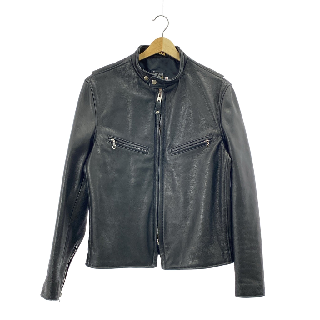 SCHOTT / 샷 | No.7578 541XX CAFE RACER NEW NAKED JKT / 소가죽 카우레자 싱글 라이더스 재킷 / 총 안감 | 38 | 맨즈