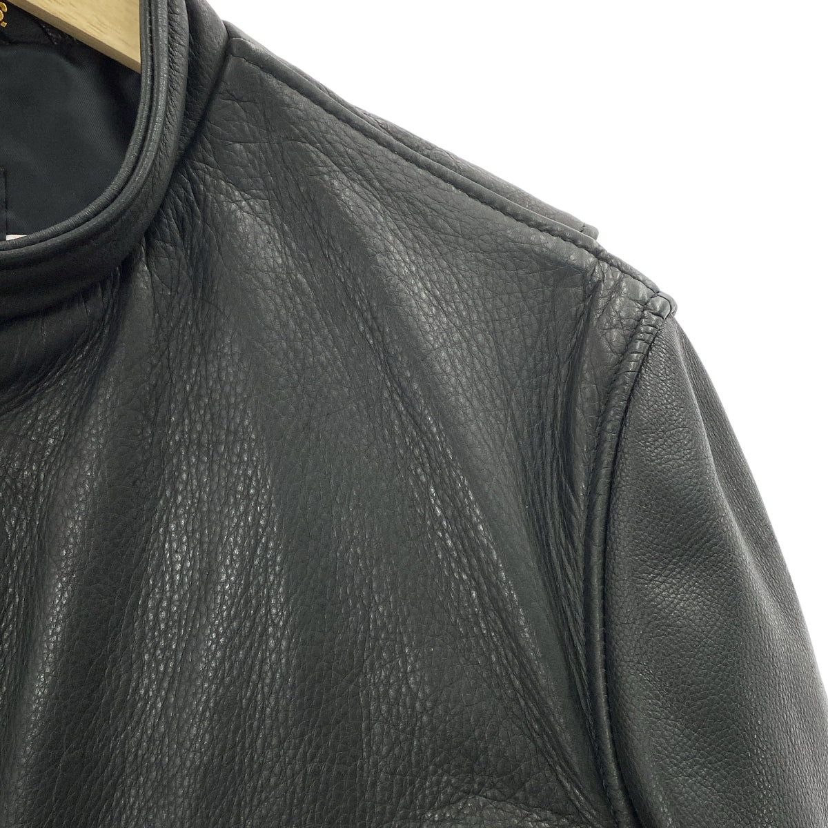 SCHOTT | 編號 7578 541XX CAFE RACER NEW NAKED JKT / 牛皮單排扣騎士夾克 / 全襯裡 | 尺寸 38 | 男款