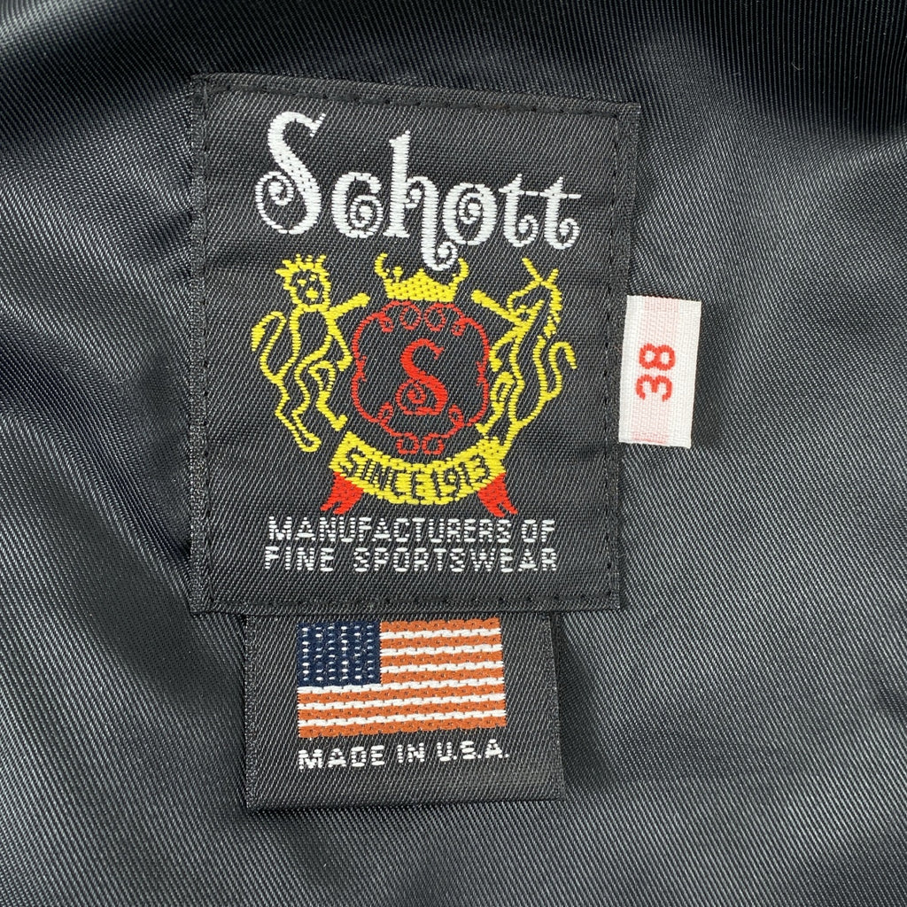 SCHOTT / 샷 | No.7578 541XX CAFE RACER NEW NAKED JKT / 소가죽 카우레자 싱글 라이더스 재킷 / 총 안감 | 38 | 맨즈