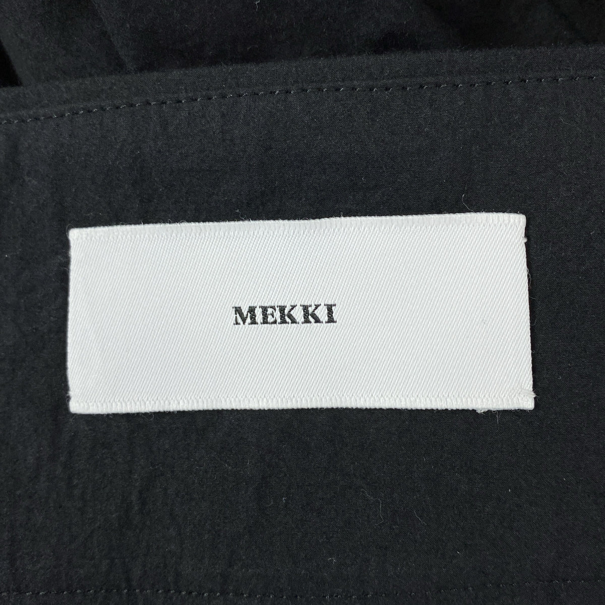 MEKKI / メッキ | 【MEKKI / メッキ】 コットン ギャザー ロングスカート | 36 | ブラック | レディース