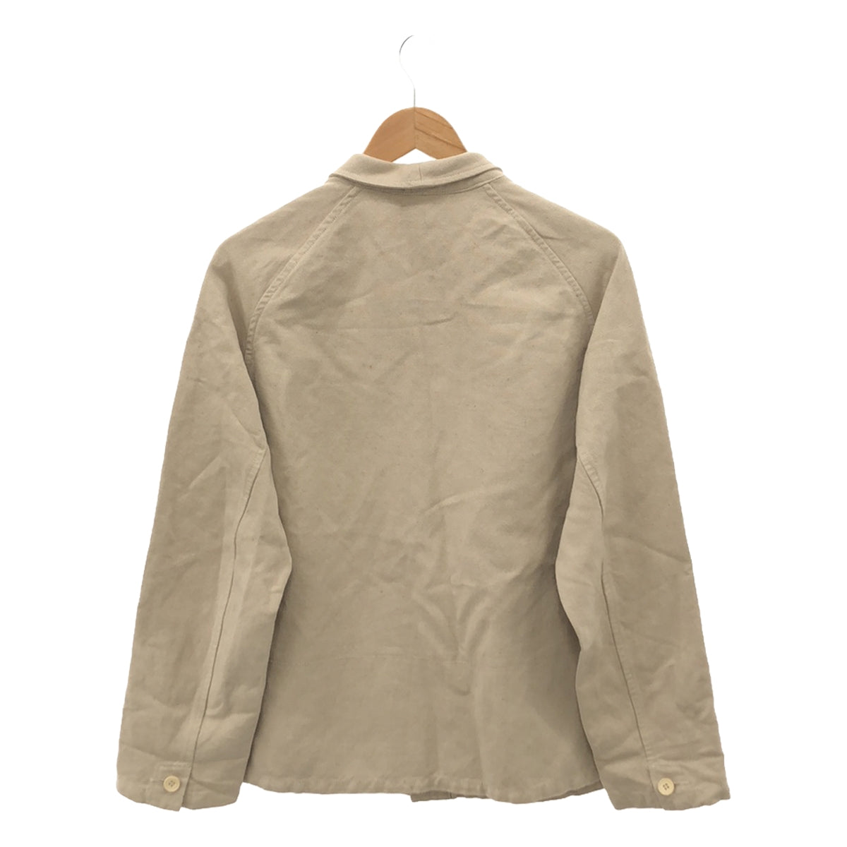 [狀況良好] AUBERGE | 2022春夏 | BOULOGNE 棉麻狩獵外套 | 40 | 米色 |男士