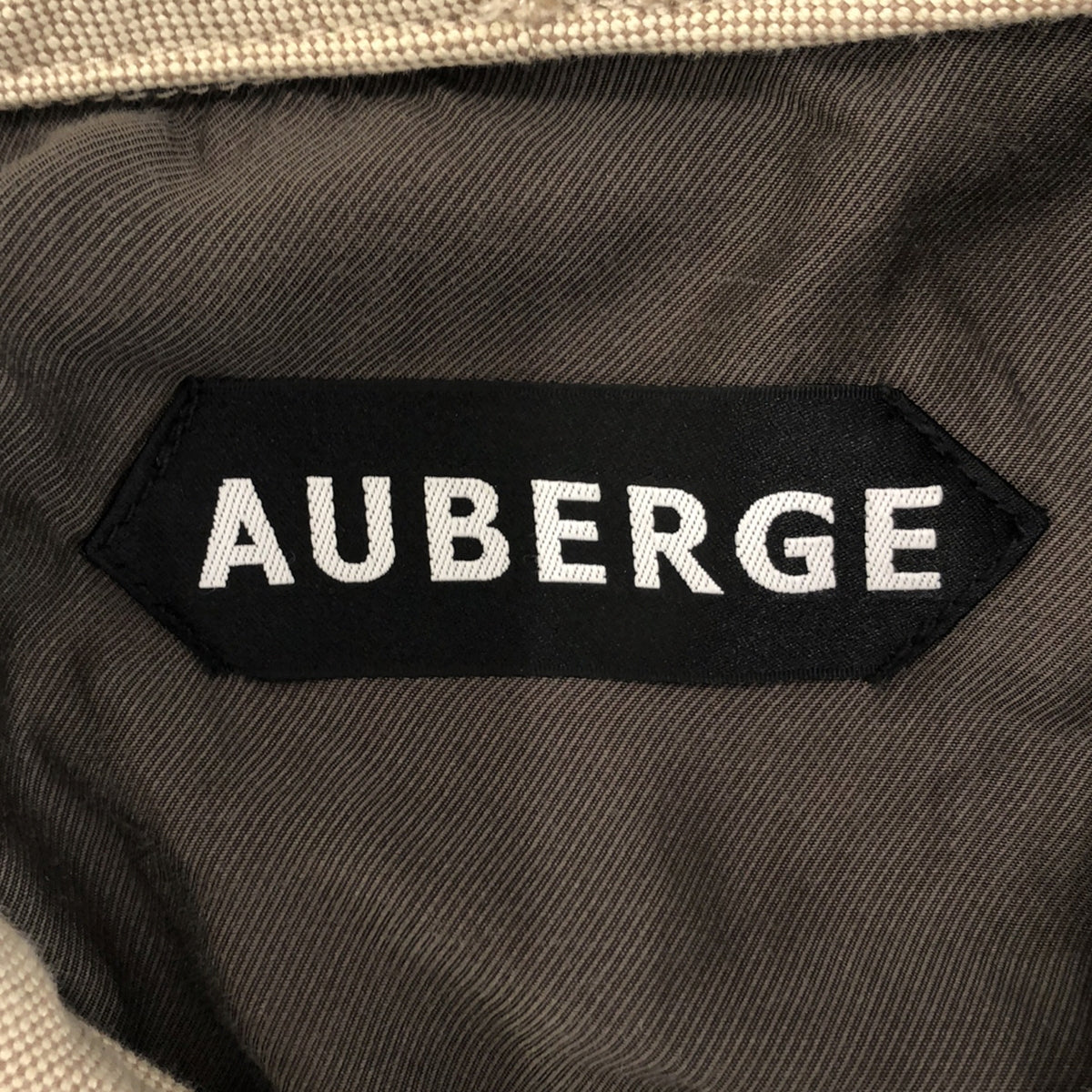 【미품】 AUBERGE / 오베르주 | 2022SS | BOULOGNE 코튼 린넨 사냥 재킷 | 40 | 베이지 | 남성