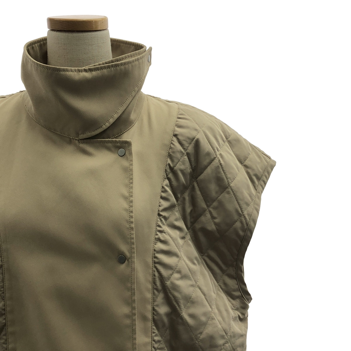 ETRE TOKYO | 雙領剪裁風衣 | S碼 | 米色 | 女款