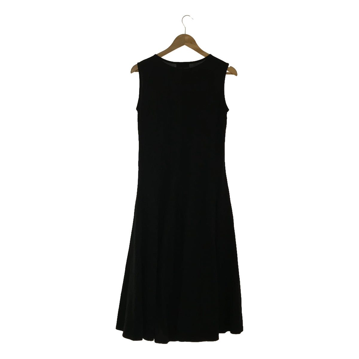 INED | Sleeveless flare dress with pockets | Size 9 | Black | Women's