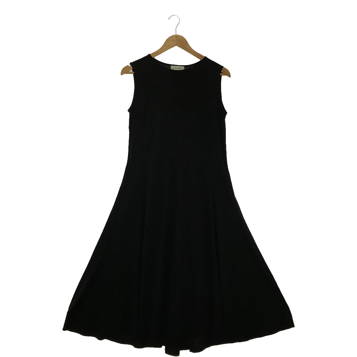 INED | Sleeveless flare dress with pockets | Size 9 | Black | Women's