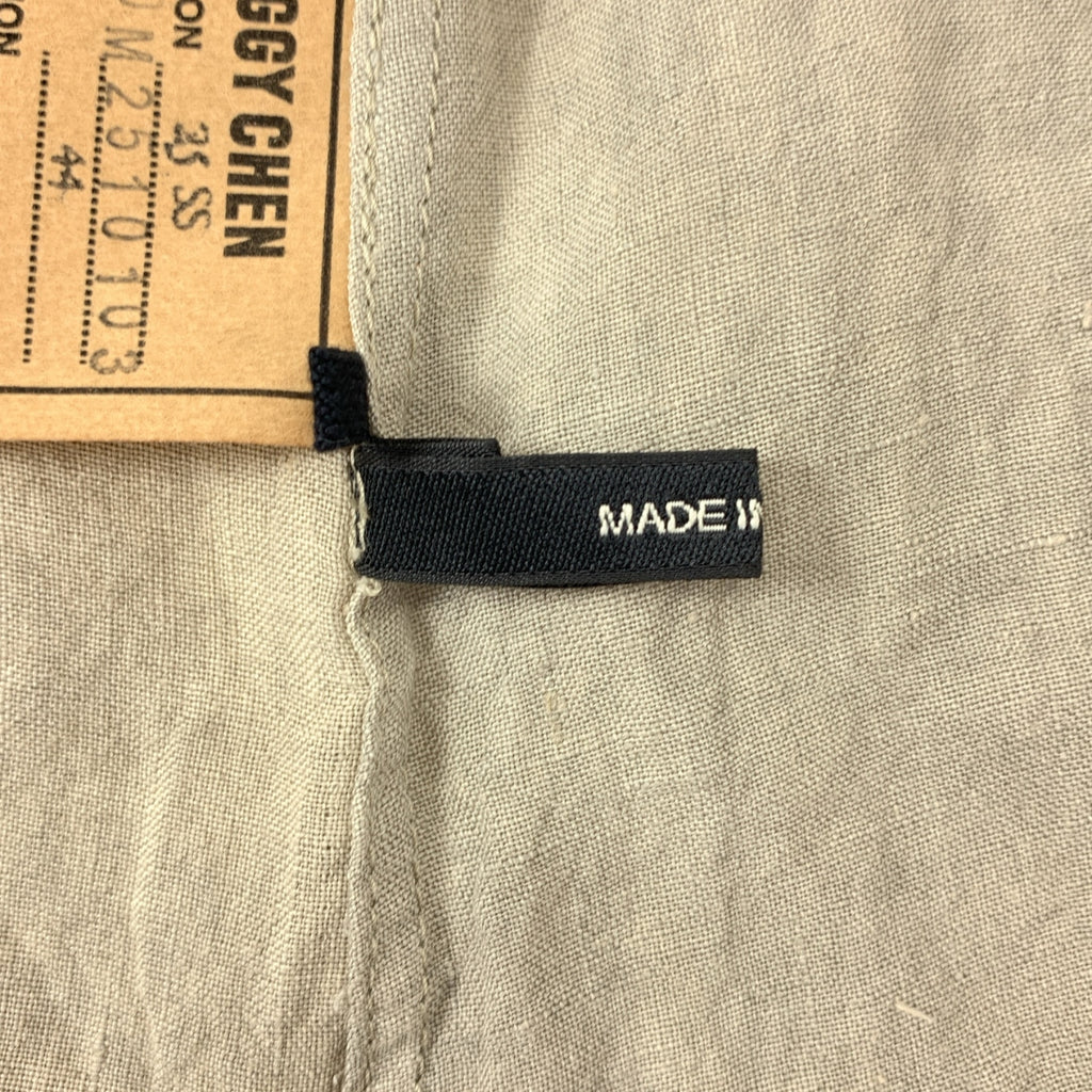 ziggy chen / ジギーチェン | 2025SS | Collarless Waistcoat / オーバーシルエット ジレ ベスト | 44 | メンズ