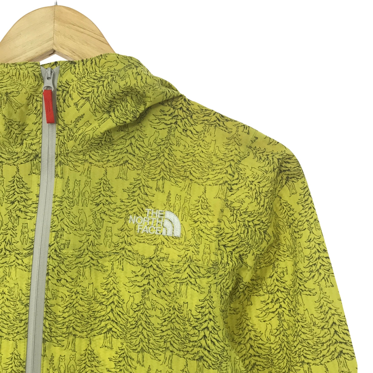 [Good Condition] mina perhonen / mina perhonen | × THE NORTH FACE / The North Face mountain holiday Valley Trace Jacket / All-over print jacket | S | Yellow | Women's