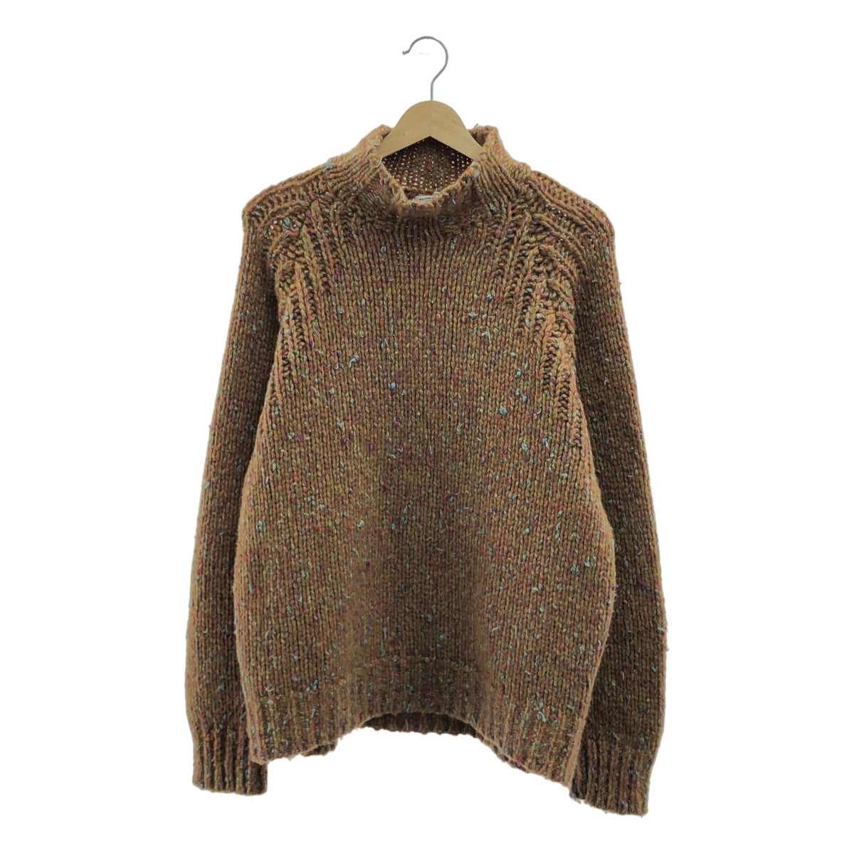 MAATEE &amp; SONS / 마티 &amp; 샌즈 | 병목 로우 게이지 라글란 슬리브 니트 | 3 | 멀티 컬러 | 남성