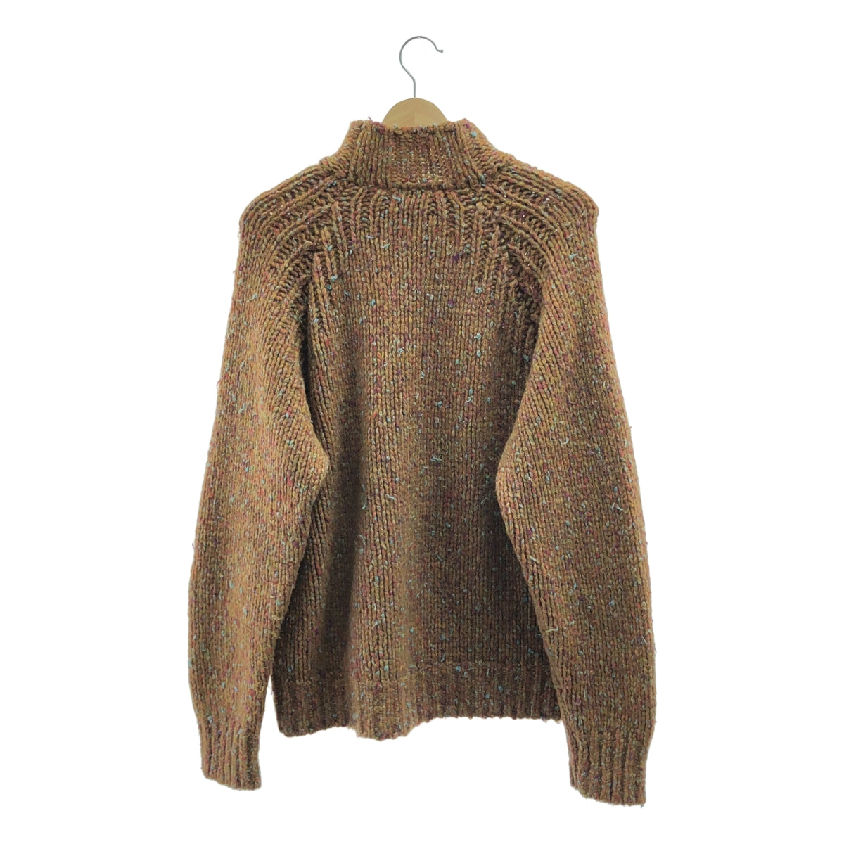 MAATEE &amp; SONS / 마티 &amp; 샌즈 | 병목 로우 게이지 라글란 슬리브 니트 | 3 | 멀티 컬러 | 남성