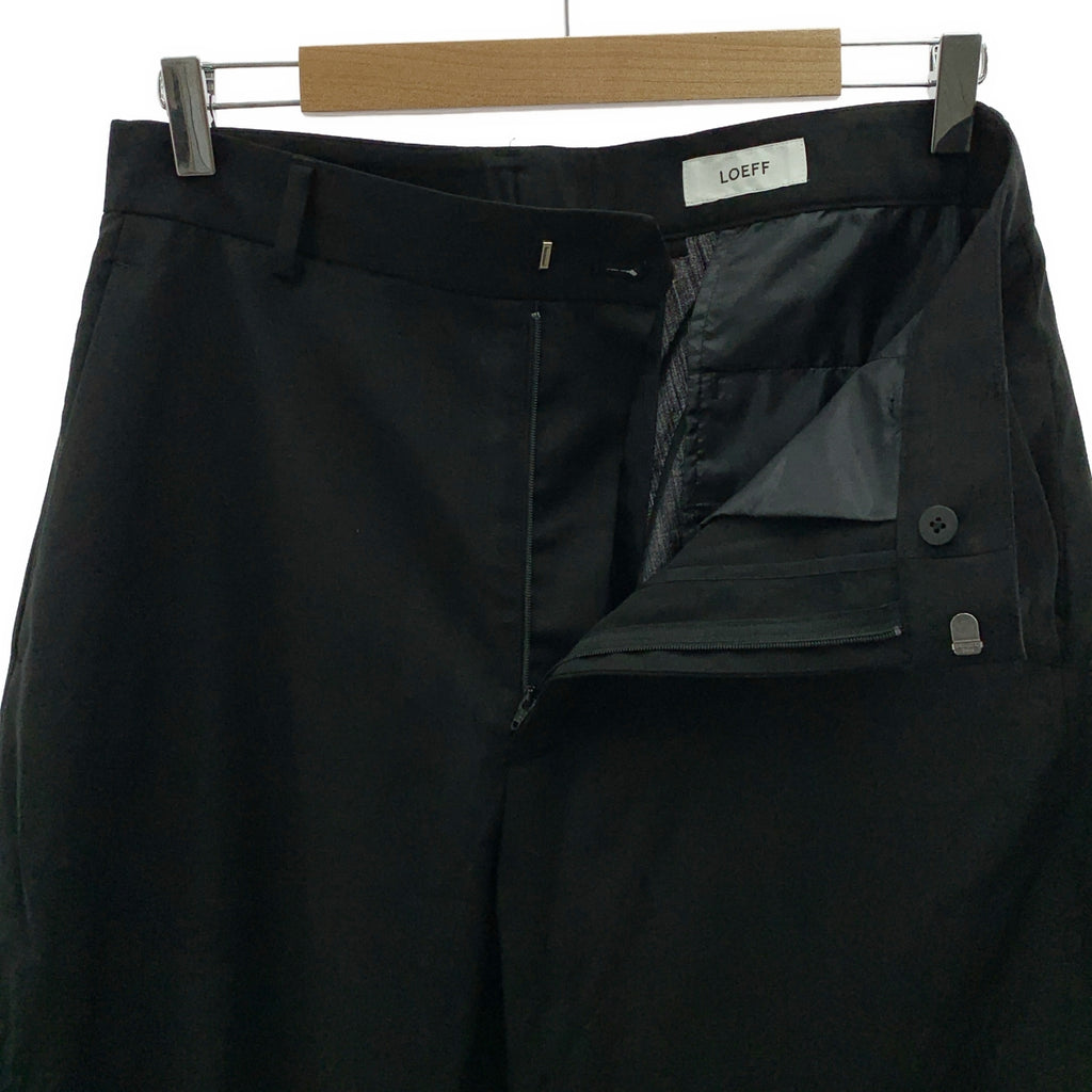 LOEFF / 로에프 | 울 와이드 슬랙스 팬츠 | 1 | 남성