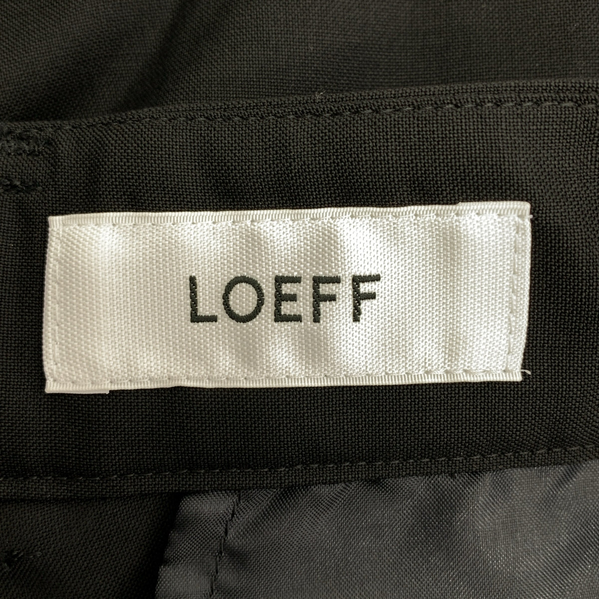 LOEFF / 로에프 | 울 와이드 슬랙스 팬츠 | 1 | 남성