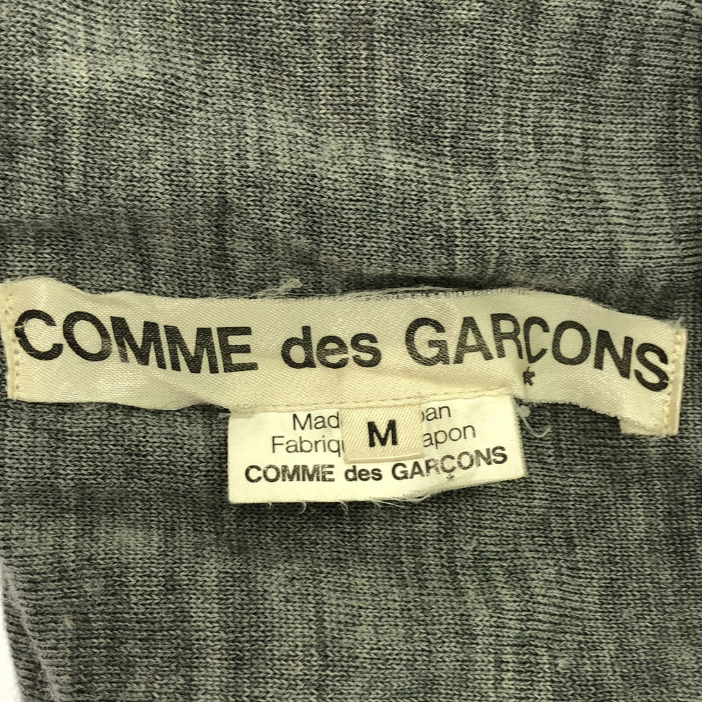 COMME des GARCONS / 컴데 갤슨 | 2011SS | 레이어드 니트 탑스 | M | 그레이/화이트 | 여성