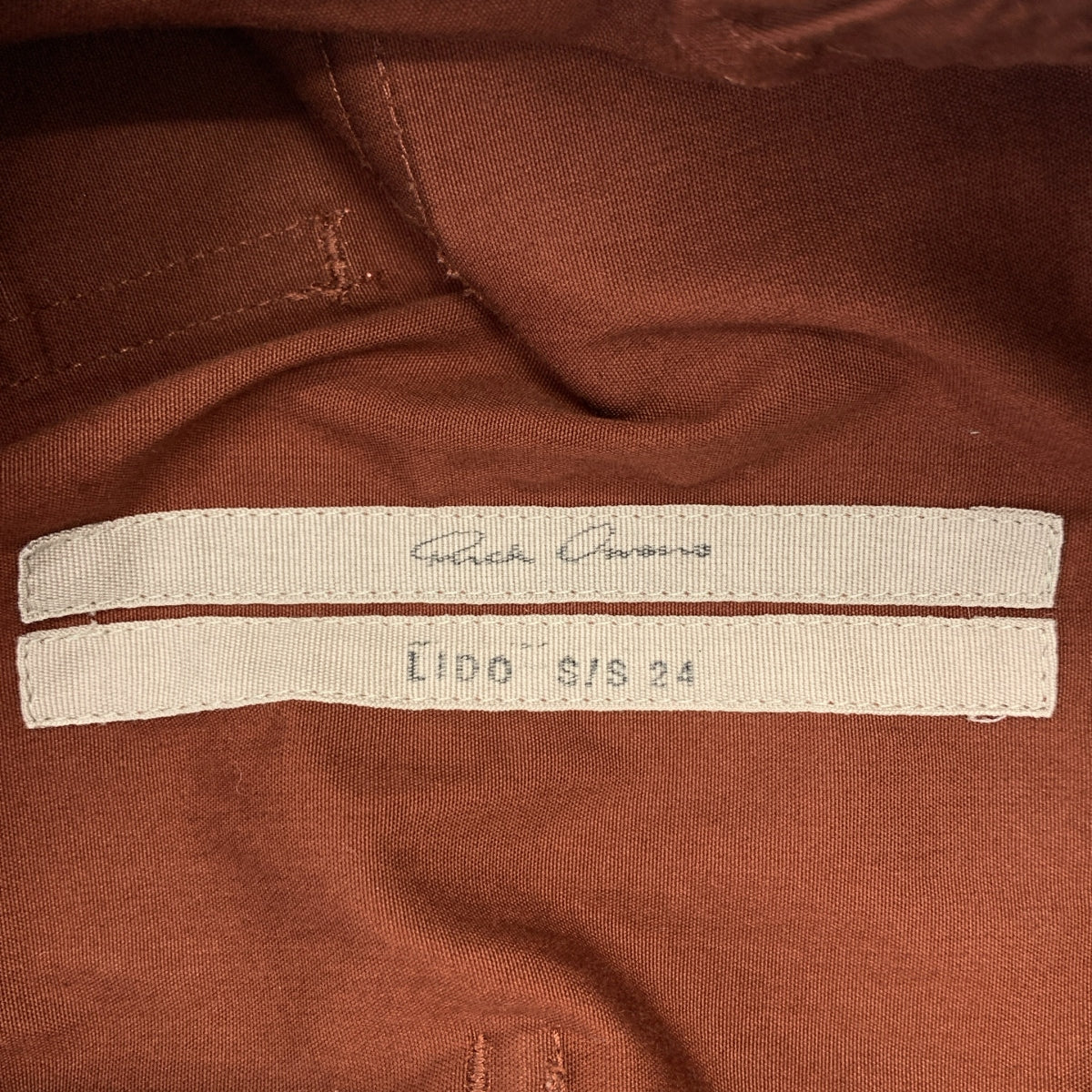 【美品】  Rick Owens / リックオウエンス | 2024SS | Long Cargo Pants カーゴ パンツ | 46 | ブラウン系 | メンズ