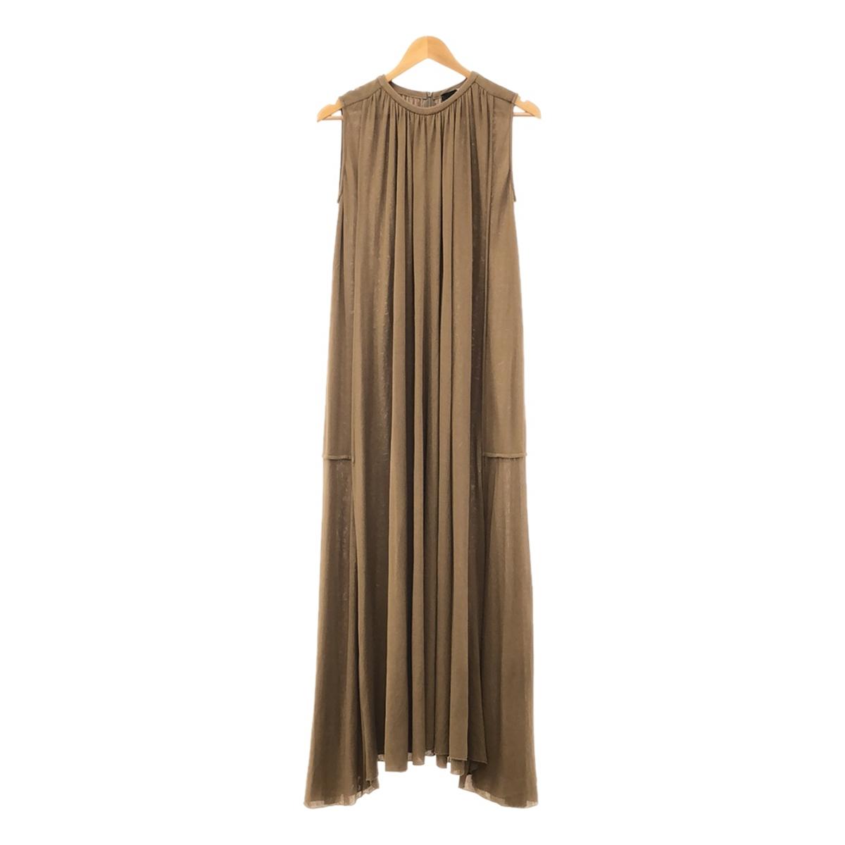 ATON / Aton | SUPIMA CLOTH Flare Dress | 1 | Brown | Women's