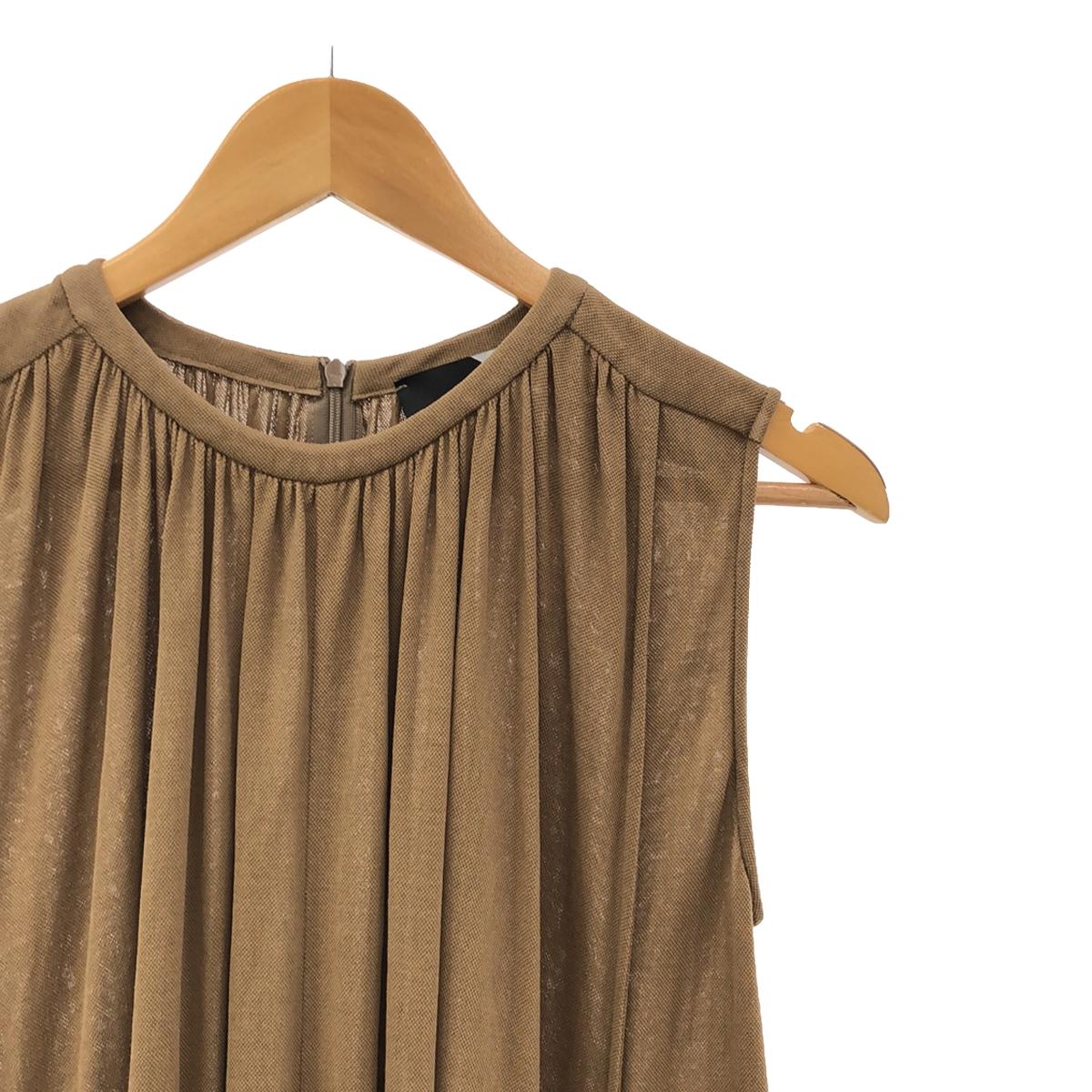 ATON / Aton | SUPIMA CLOTH Flare Dress | 1 | Brown | Women's