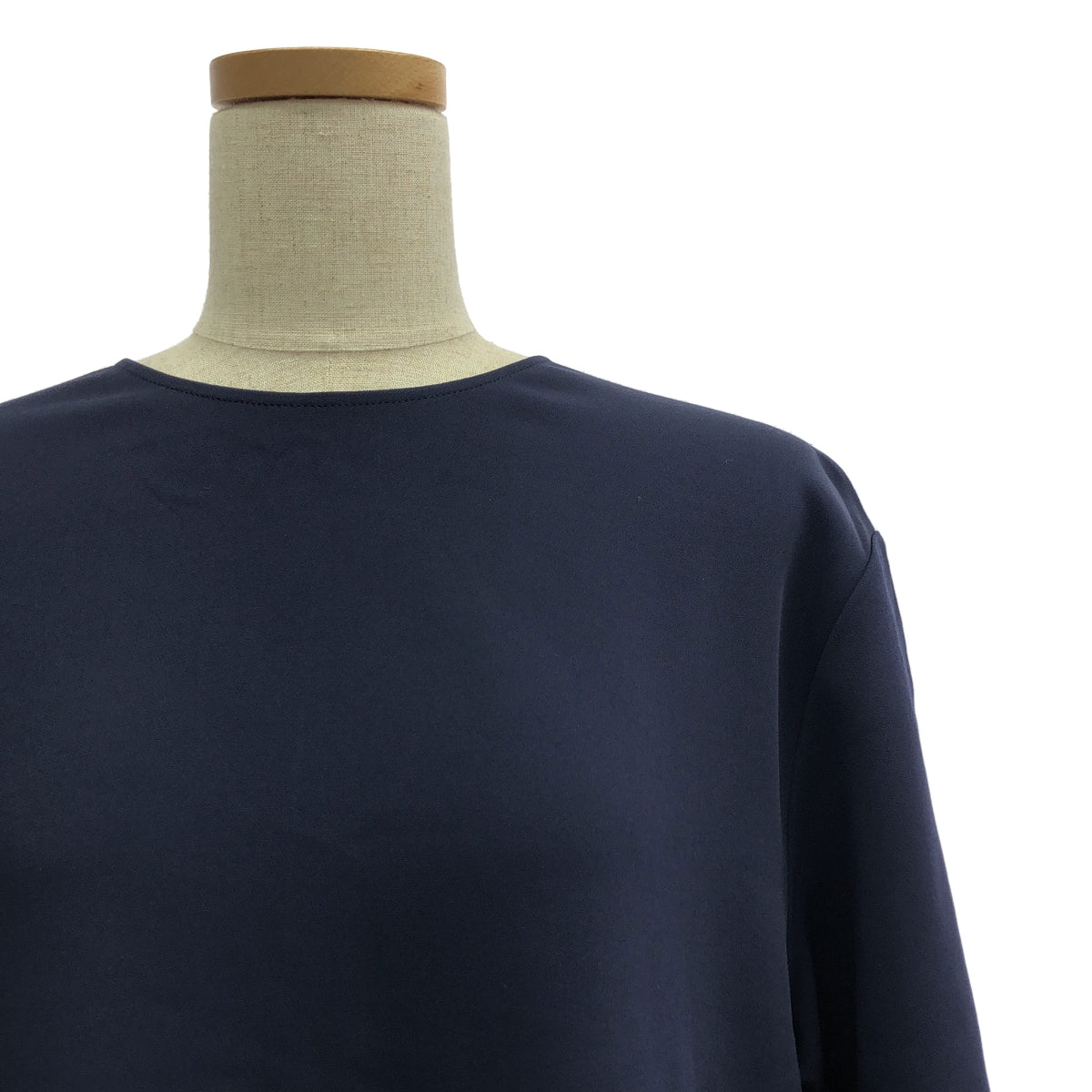 GUCCI / グッチ | 2018AW | アレッサンドロ・ミケーレ期 シェリーライン レーヨン ドレス ワンピース | 42 | ネイビー/レッド | レディース