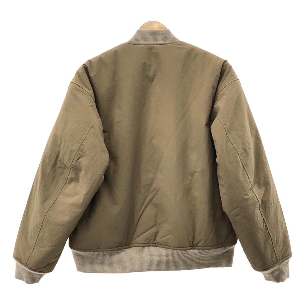 KAJA / カジャ | REVERSIBLE BOA NYLON BOMBER JACKET MA-1 ボンバージャケット | 1 | メンズ