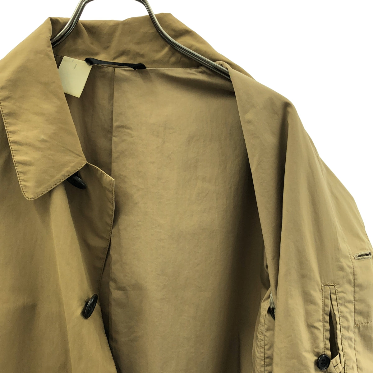 N.HOOLYWOOD / エヌハリウッド | ポリエステル コットン ステンカラーコート | 38 | メンズ