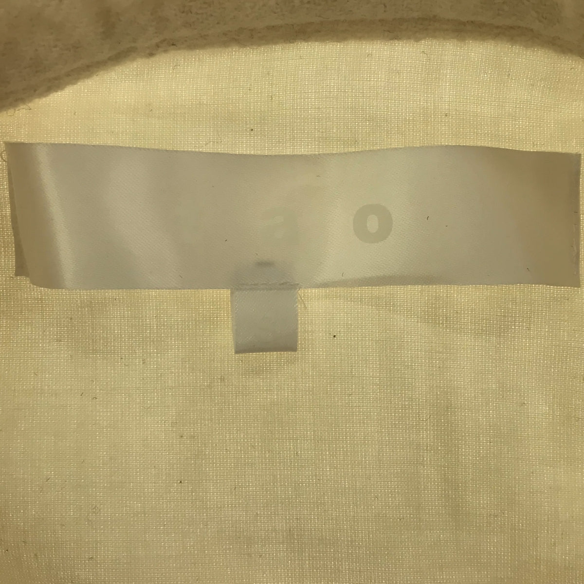 【美品】  tao COMME des GARCONS / タオコムデギャルソン | 2023AW | センタージップ ウール 格子ジャケット | S | ホワイト | レディース