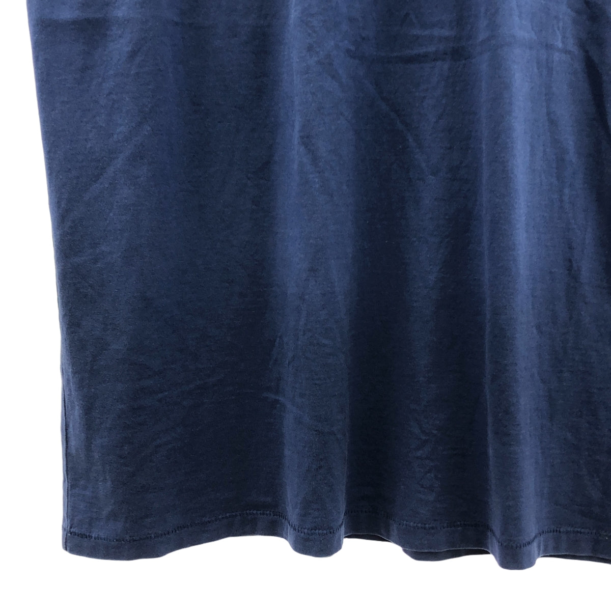 ATON / 에이턴 | 코튼 크루넥 컷소우 원피스 | 02 | 네이비 | 여성