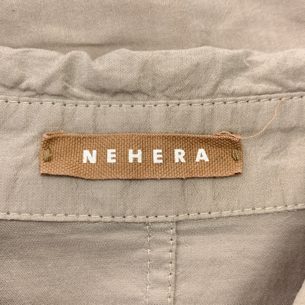 NEHERA / ネヘラ | レーヨン コットン フライフロント ハーフスリーブシャツ | 34 | レディース