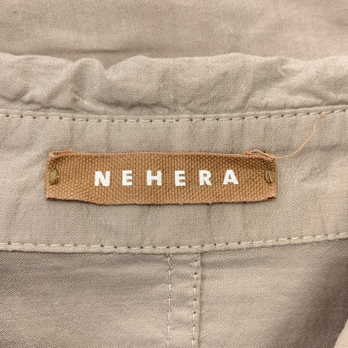 NEHERA / ネヘラ | レーヨン コットン フライフロント ハーフスリーブシャツ | 34 | レディース
