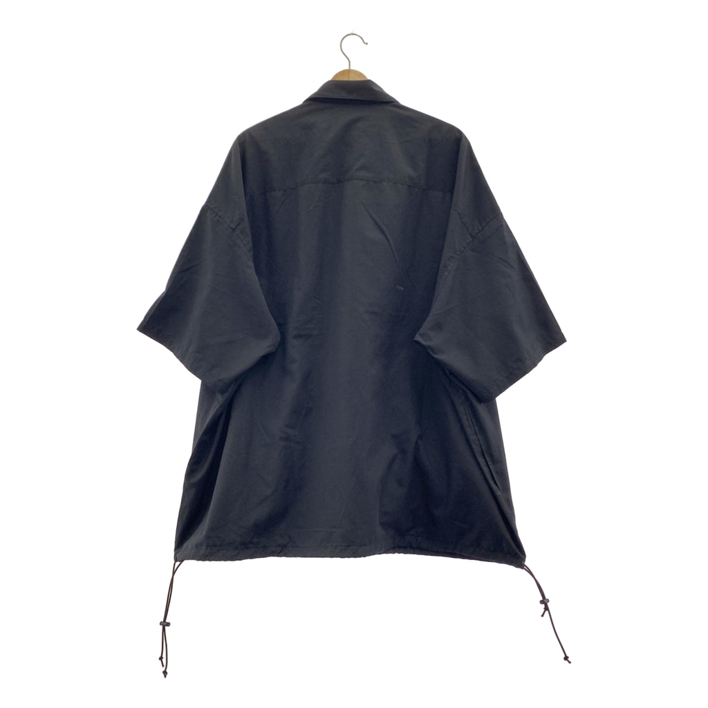 N.HOOLYWOOD / 엔 할리우드 | 오버 실루엣 드로 스트링 포켓 오픈 컬러 셔츠 | 38 | 남성