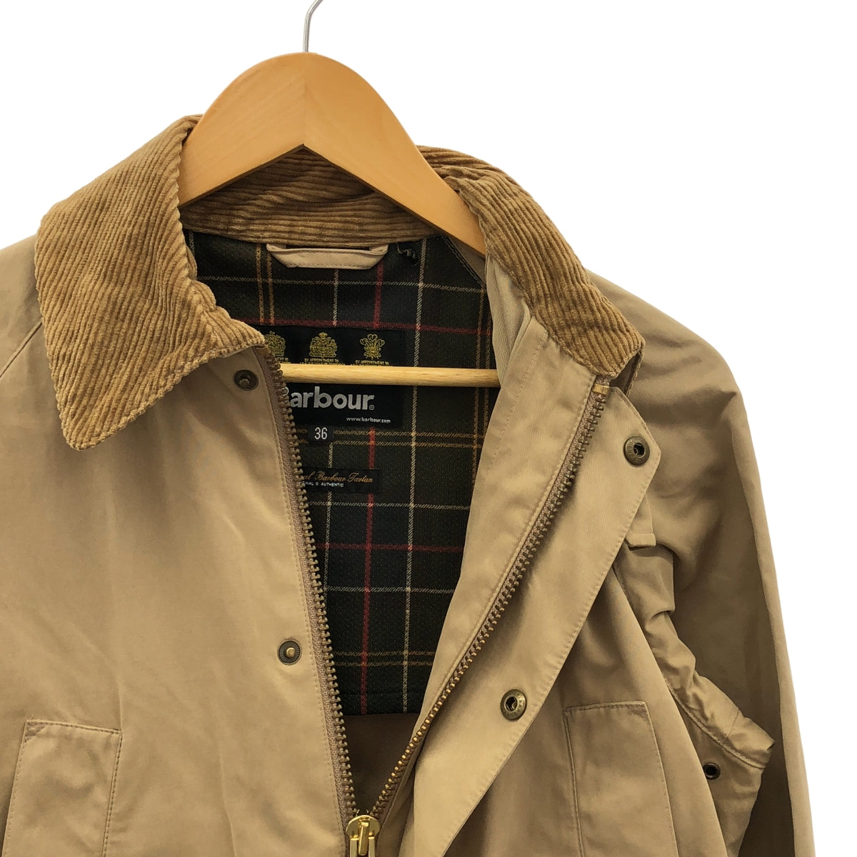 Barbour | BEDALE SL PEACHED | Bedale 桃色燈芯絨外套 | 尺寸 36 |
