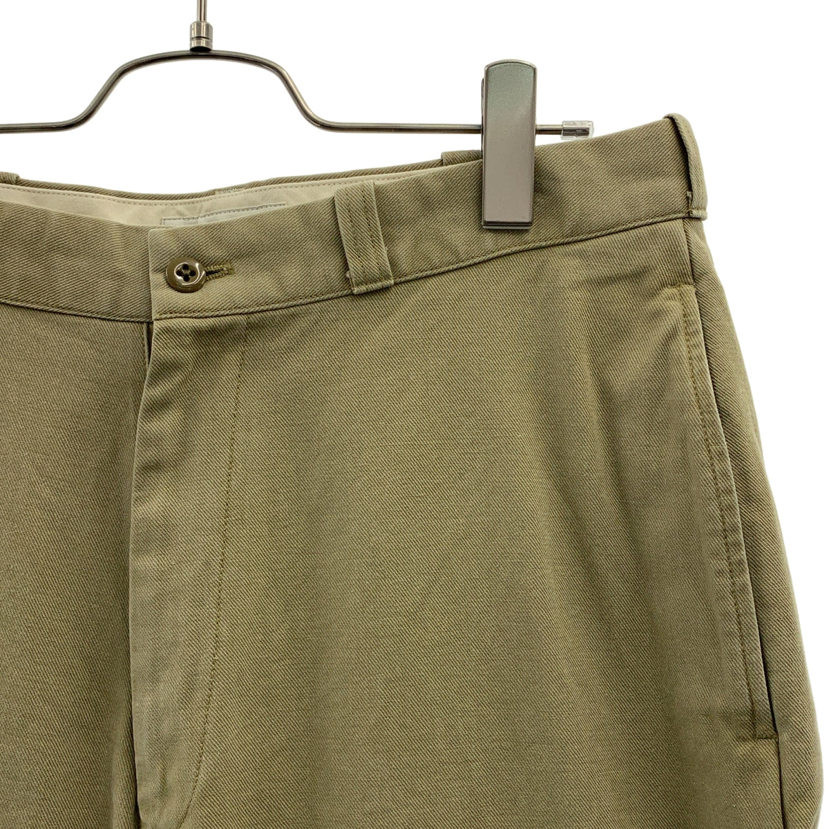 marka オーガニックコットンギャバ / U.S.アーミーチノトラウザー オーガニックコットン強撚ギャバ / U.S.アーミーチノトラウザーズ