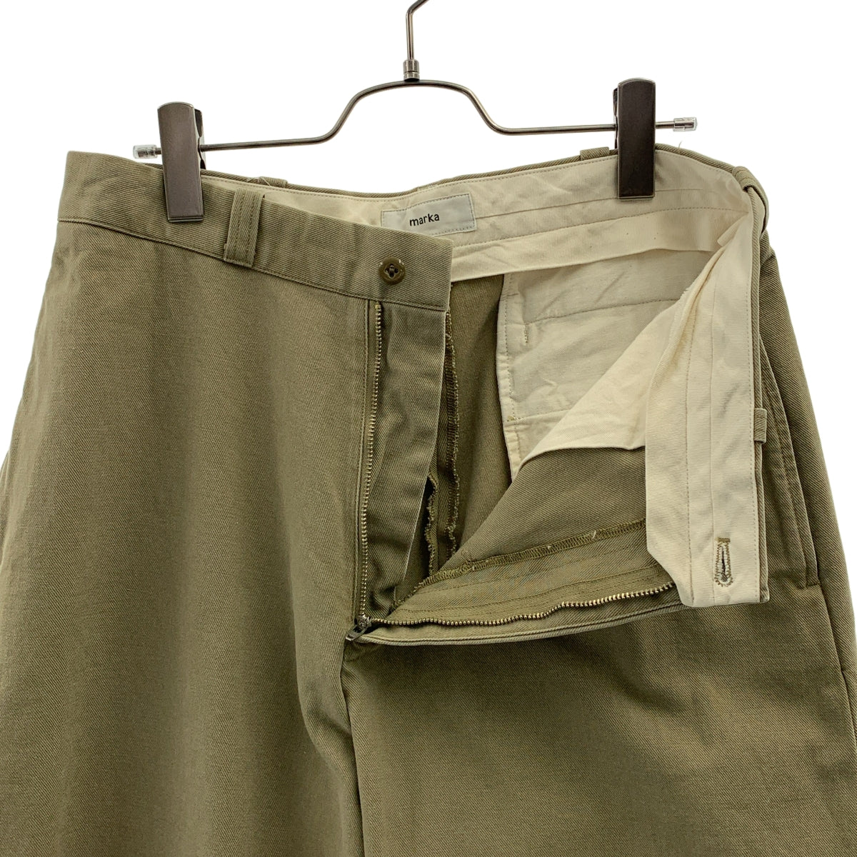 marka / 마카 | 오가닉 코튼 강연 개바 / US 아미치노 트라우저즈 | 2 | 남성