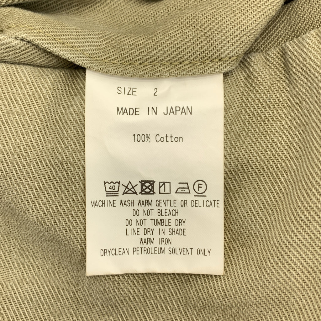 marka / 마카 | 오가닉 코튼 강연 개바 / US 아미치노 트라우저즈 | 2 | 남성