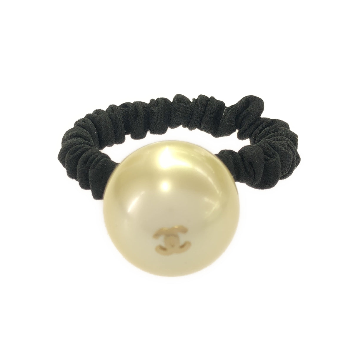 CHANEL / Chanel | Coco Mark Pearl Hair Tie / Scrunchie Accessories |