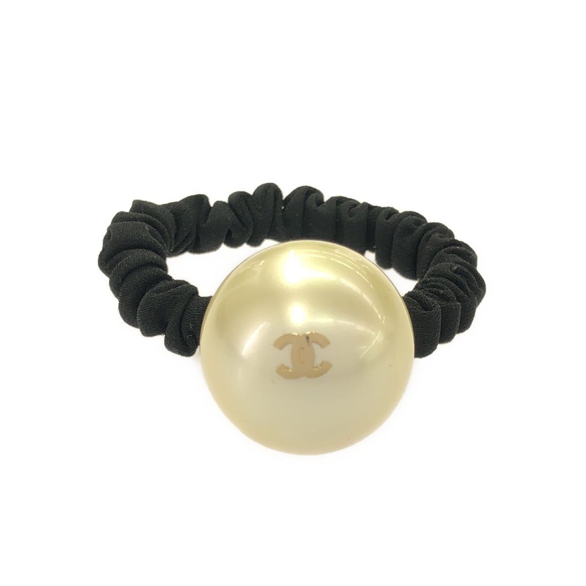 CHANEL / Chanel | Coco Mark Pearl Hair Tie / Scrunchie Accessories |