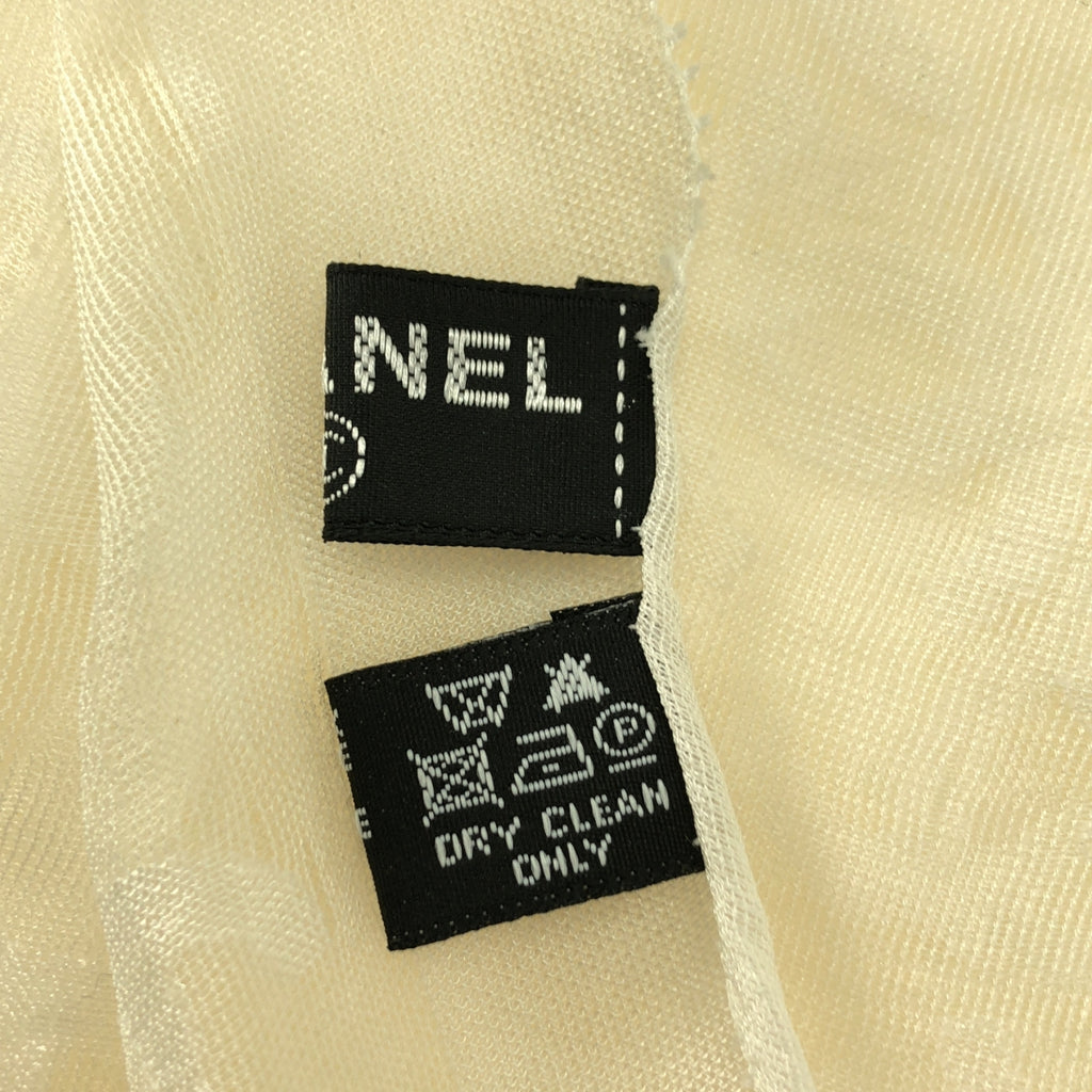 CHANEL / シャネル | ココマーク シルク混 総柄 ストール |