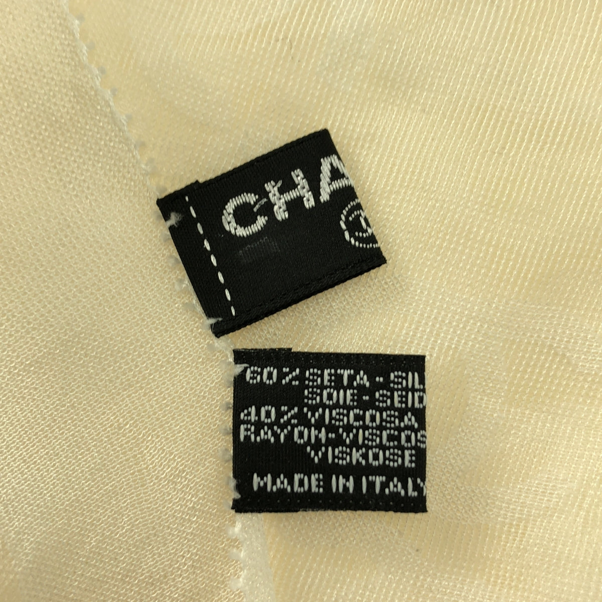 CHANEL / シャネル | ココマーク シルク混 総柄 ストール |