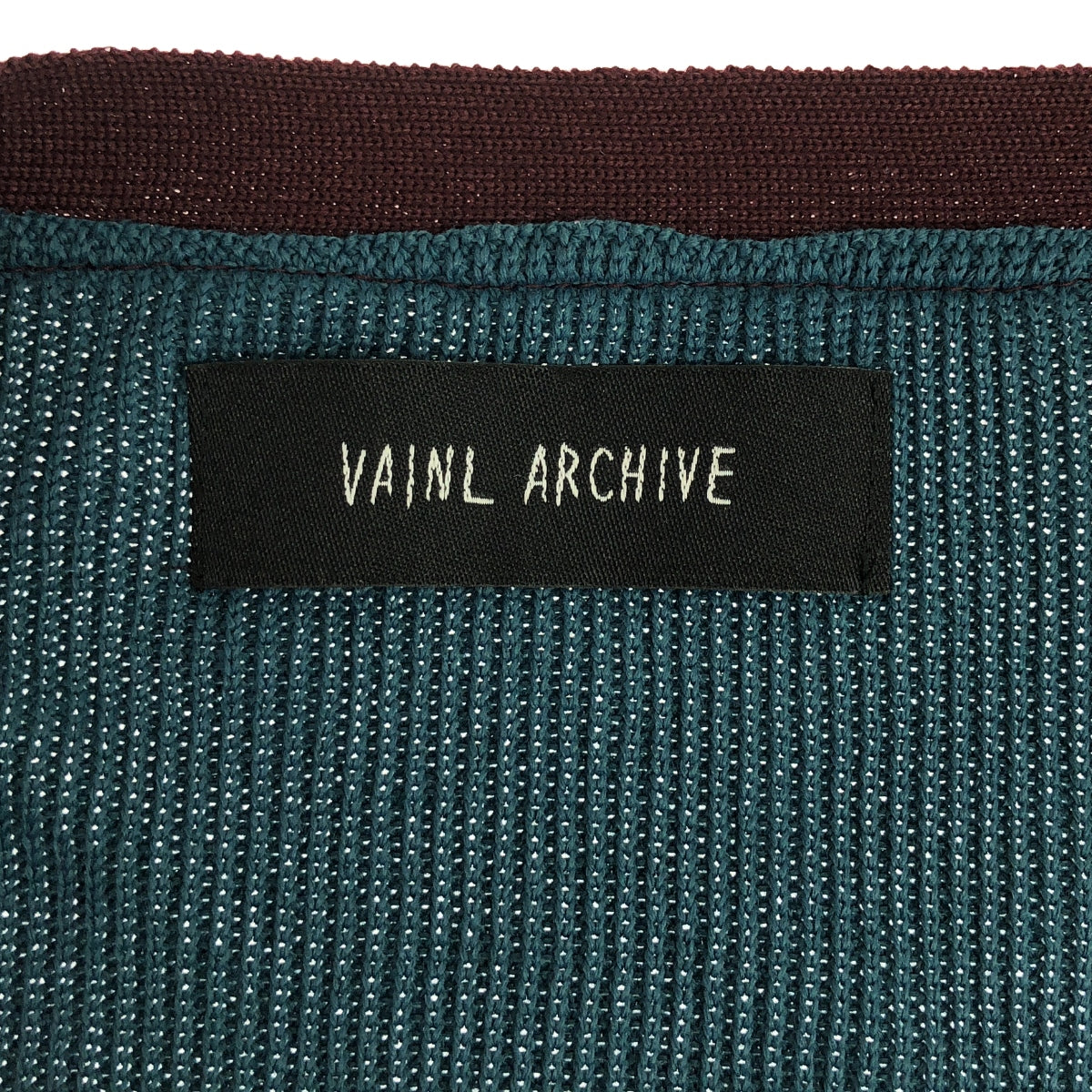 Vainl Archive | GEORGE-KK Crazy Pattern V-neck Knit Cardigan | M | Men