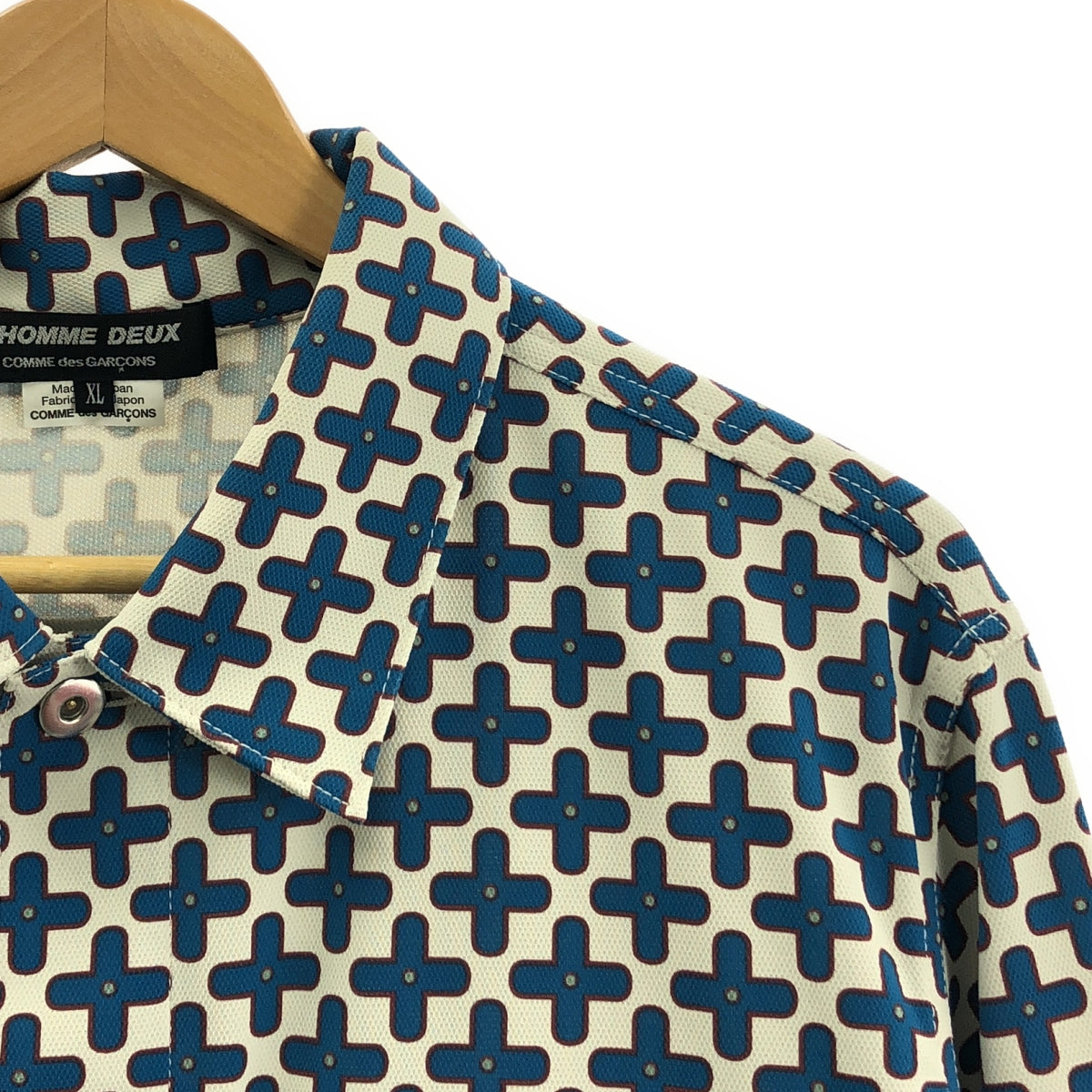 COMME des GARCONS HOMME DEUX / コムデギャルソンオムドゥ | 2025SS | ポリエステル 総柄 トラッカージャケット | XL | メンズ