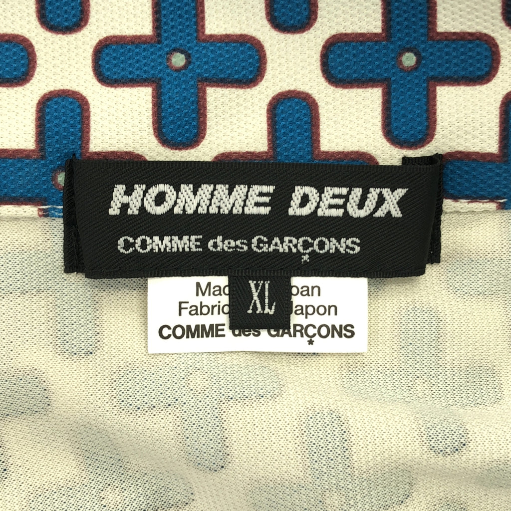 COMME des GARCONS HOMME DEUX / コムデギャルソンオムドゥ | 2025SS | ポリエステル 総柄 トラッカージャケット | XL | メンズ