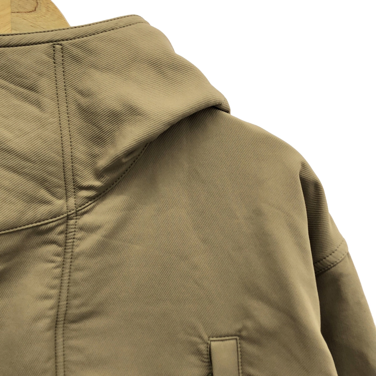 HAVEL studio / ハーヴェルスタジオ | MODS COAT フーデッド モッズコート | 36 | ベージュ | レディース