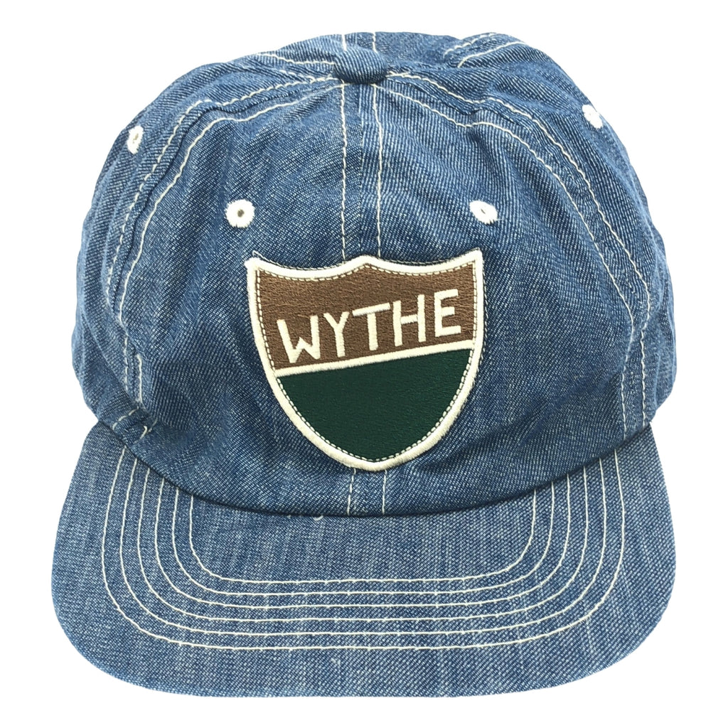 WYTHE / ワイス | 2022SS | DENIM SEED BADGE CAP デニム シード バッジ キャップ | F | インディゴ | メンズ