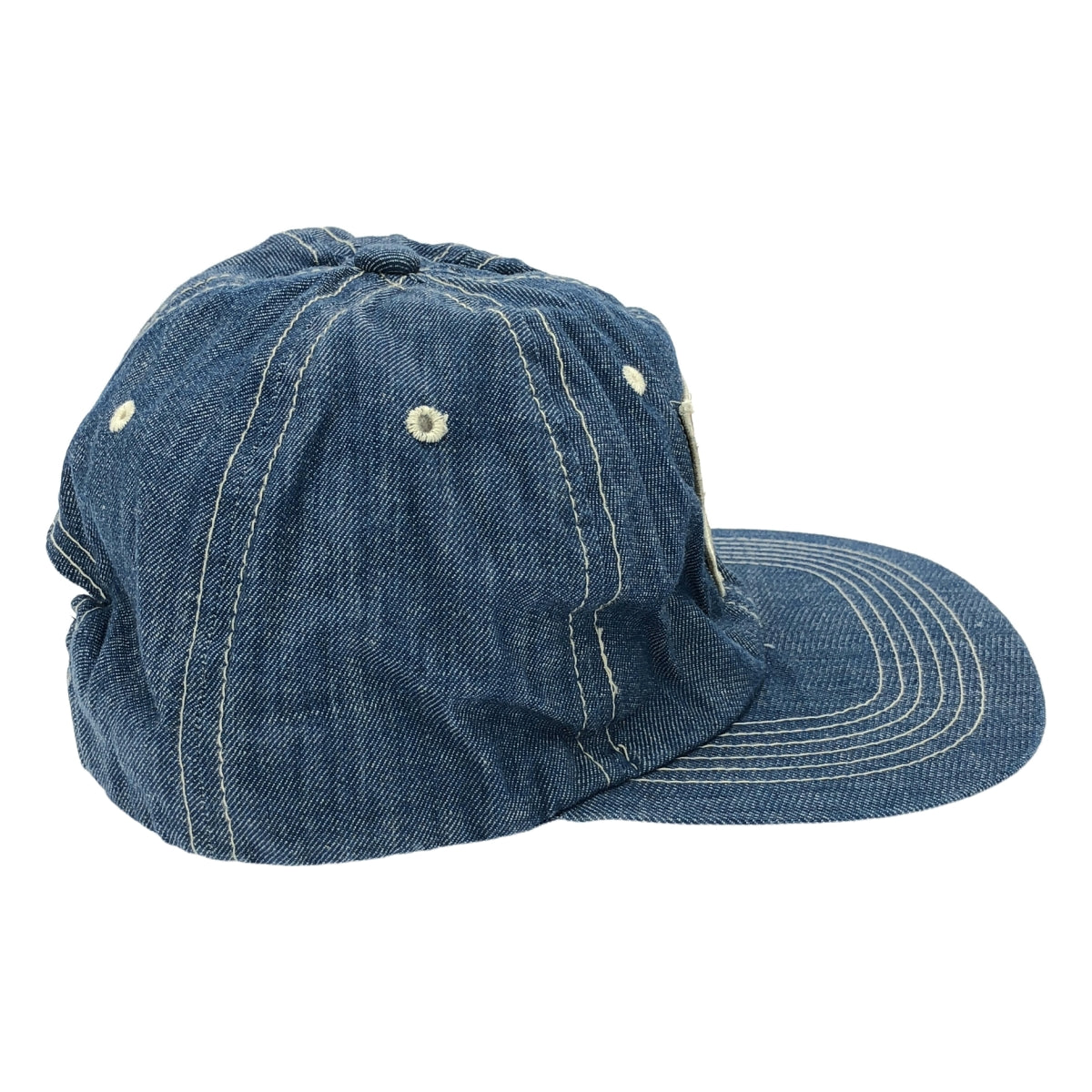 WYTHE / ワイス | 2022SS | DENIM SEED BADGE CAP デニム シード バッジ キャップ | F | インディゴ | メンズ