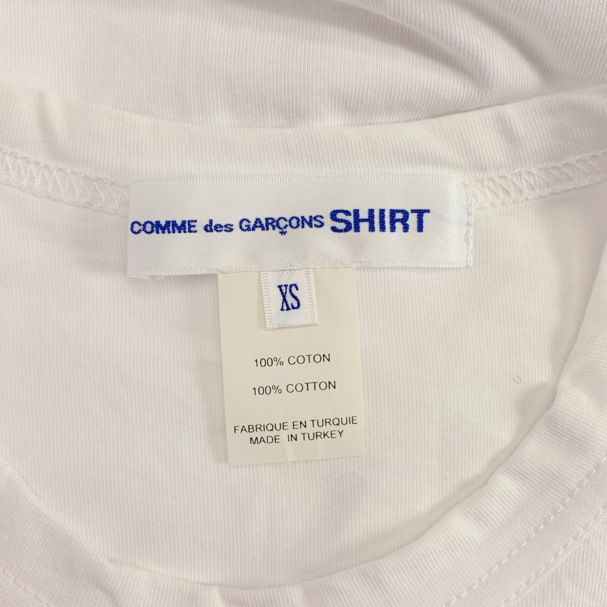COMME des GARCONS SHIRT / 콤데 갤슨 셔츠 | 프론트 롱 크루넥 티셔츠 | XS | 남성