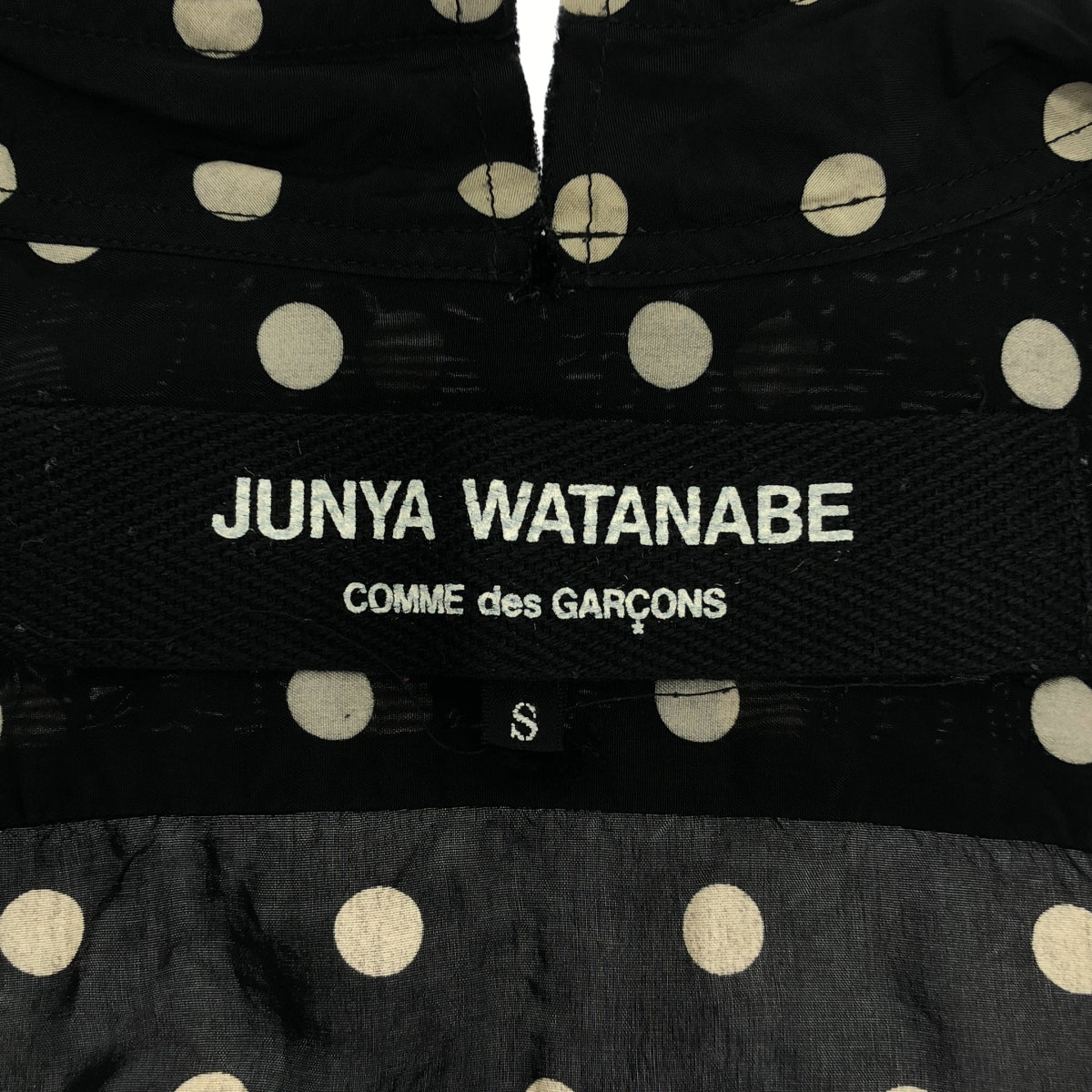JUNYA WATANABE COMME des GARCONS / ジュンヤワタナベ | 2006SS | キュプラ ドット レイヤードカラー シャツ ブラウス | S | レディース