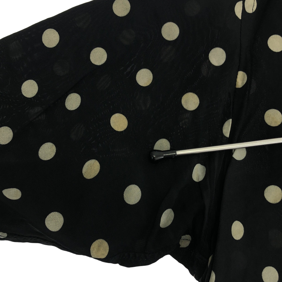 JUNYA WATANABE COMME des GARCONS / ジュンヤワタナベ | 2006SS | キュプラ ドット レイヤードカラー シャツ ブラウス | S | レディース