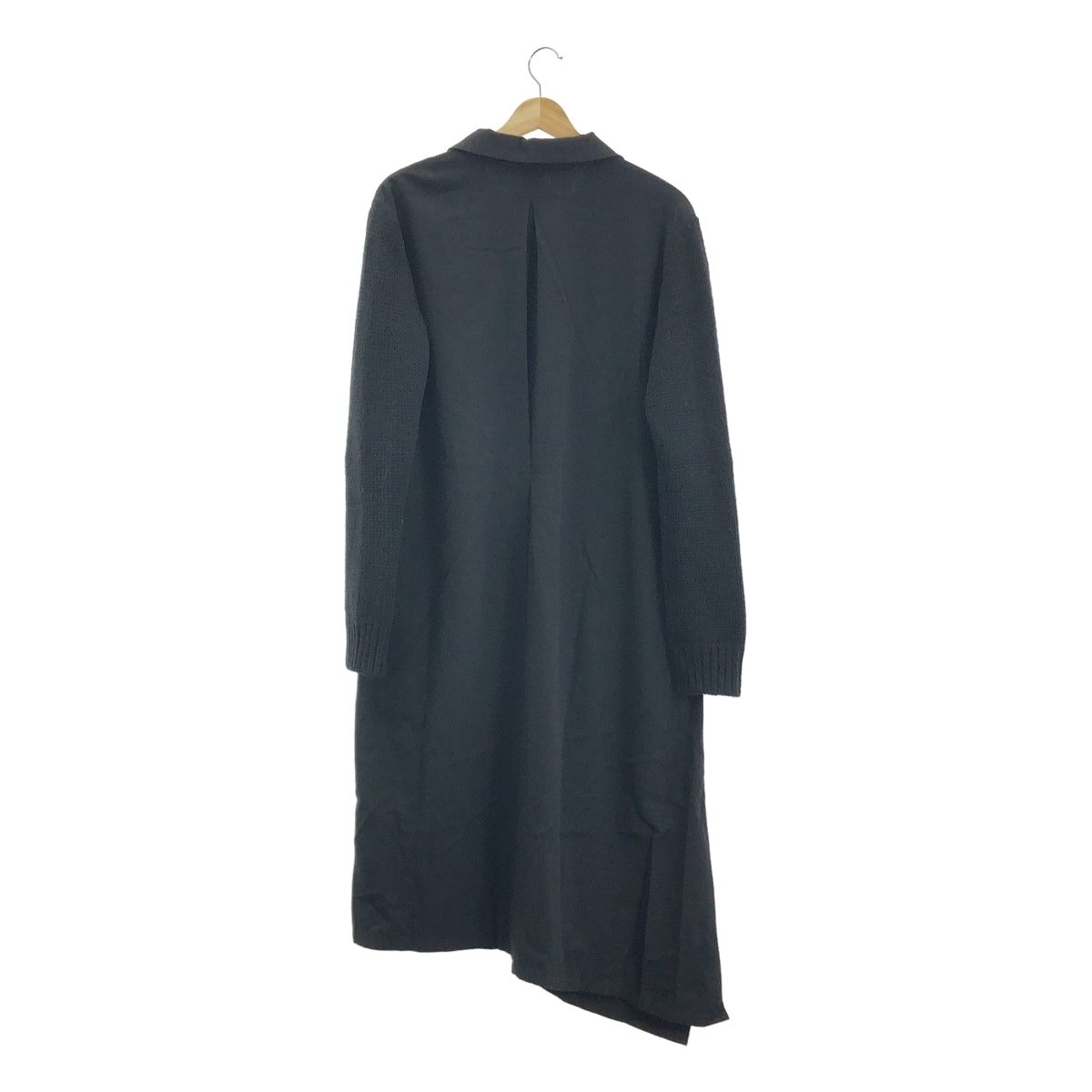 Y's Yohji Yamamoto ネイビー ウールコート 1サイズ STAFF STYLING｜THE SHOP YOHJI YAMAMOTO