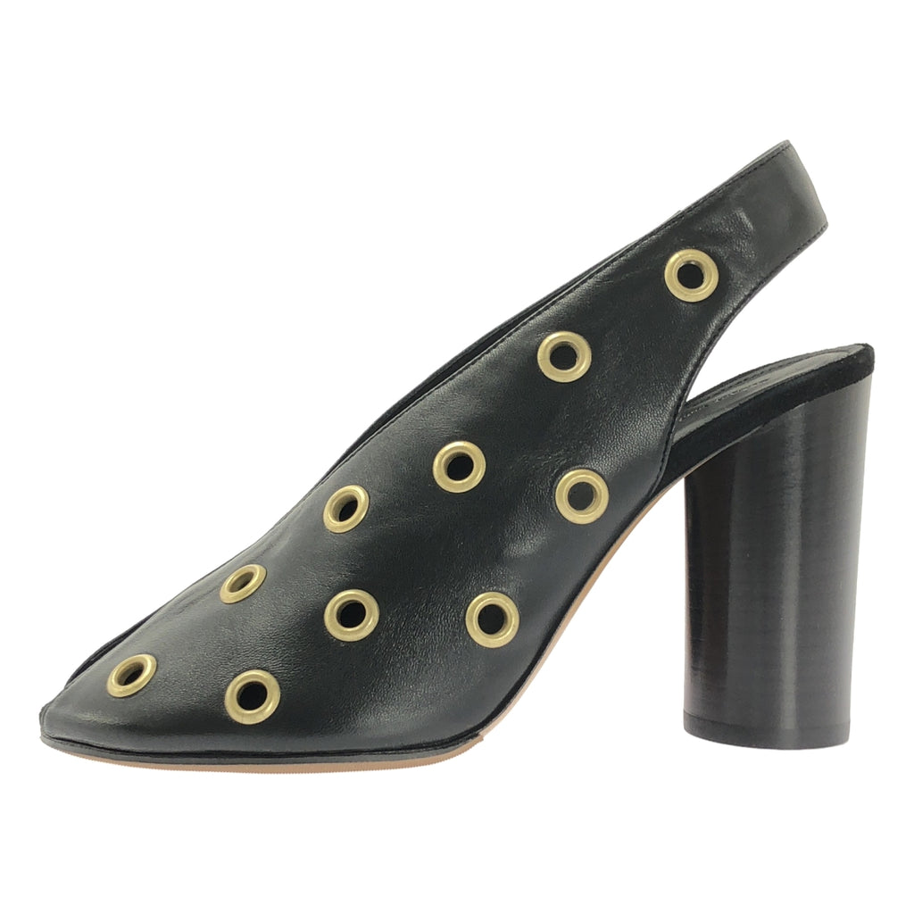 【成色極佳】ISABEL MARANT | 鉚釘皮革高跟鞋 | 37碼 | 黑色 | 女款
